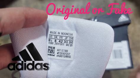 how to identify fake adidas shoes|adidas made in indonesia original.